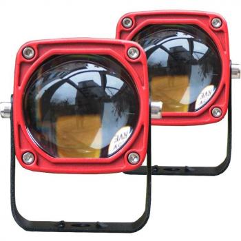 Helle LED-Nebelprojektor-Lampe, 2,2 Zoll weiß bernsteinfarben, universell 12V/24V