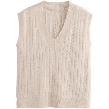 Gestricktes V‑Nackttank – Next Stricktop, 1‑teilig