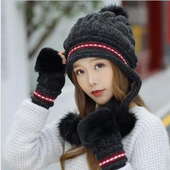 Calymel Women's Warm Winter Hat and Gloves