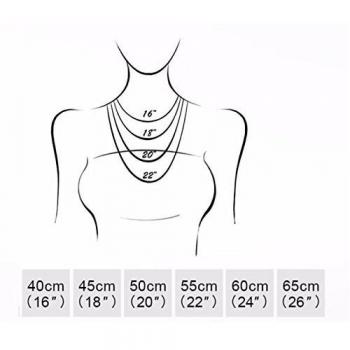 Halskette 40+5cm Damen mit Welt Anhänger von BRANDLINGER SCHMUCK