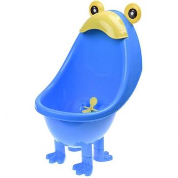 Support d'urinoir pour enfants avec cible (bleu)