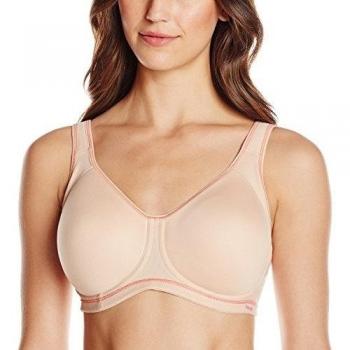 Active Sonic Moulded J‑Hook Sports Bra – Nude 34DD