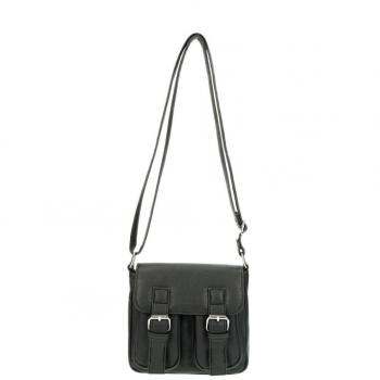 Bolso de Complementos Beagle Negro con Hebilla