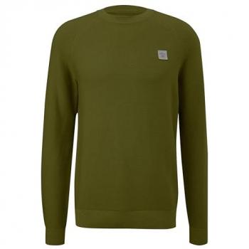 Strickpullover in Schilf