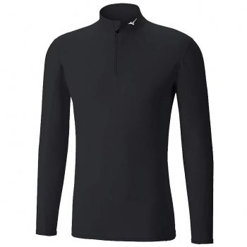Mizuno BT Mid Weight L/S H/Z, T-Shirt de Course Homme Taille L Noir