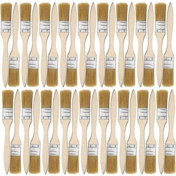 36er Set von 1 Zoll (24mm) Pinsel und Chip-Pinsel für Farbe, Lacke, Kleber und Gesso