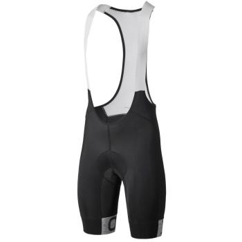 Bermuda de Ciclismo Dotout Team Preto Melange Cinza Claro Masculina
