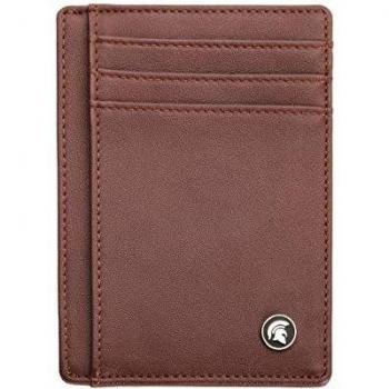 POWR Men's Slim Wallet, RFID Blocking Credit Card Holder