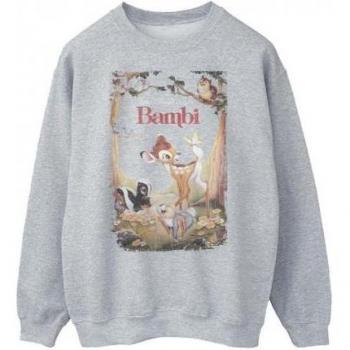 Bambi Women's Grey Poster Sweatshirt