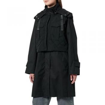 Cappotto di Mezza Stagione Desigual Nero S