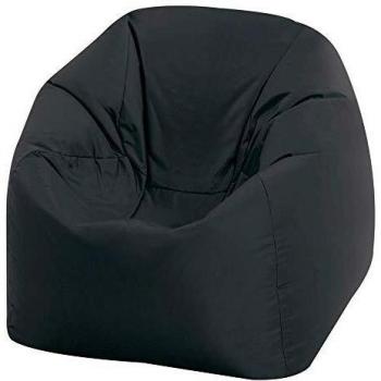 Black Teen Bean Bag Chair – 4‑Foot