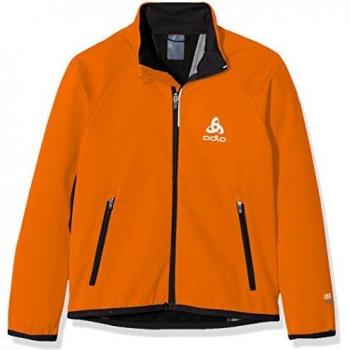 Odlo Kinder-Softshell Jacket STRYN, Farbe Orangeade‑Black, 140 cm