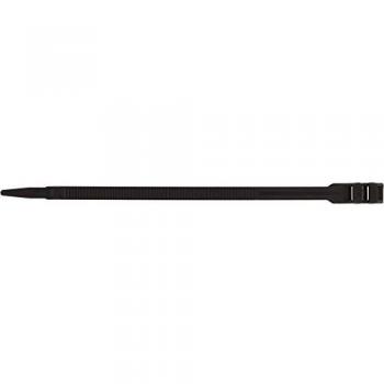 Collier de fixation extérieur noir 260 x 9 mm Dhome