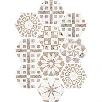Juego de 10 Hexágonos Autoadhesivos para Baño y Cocina