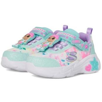 Zapatillas Skechers niña color azul modelo Skech Squad