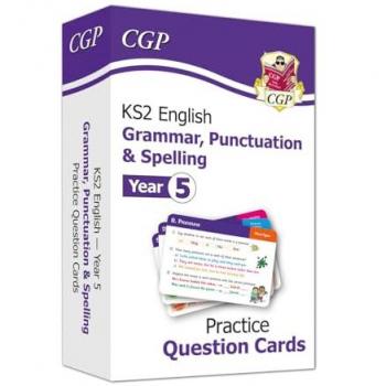 KS2 English Year 5 Practice Question Cards: Grammar, Punctuation & Spelling Book