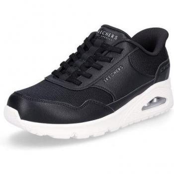 Skechers Uno Banksia Sneaker – Schwarze Slip-In Modelle, Größe 39 (Frau)
