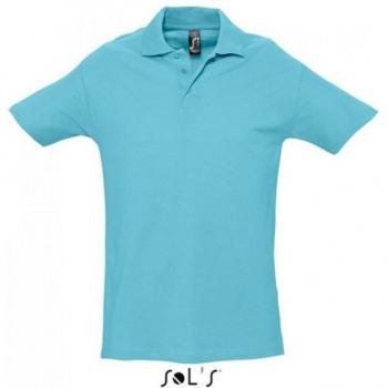 Sol's Spring II Poloshirt für Männer Blau (L)