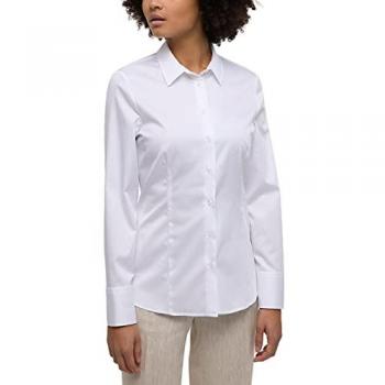 Hemdbluse ETERNA FITTED, Damen, Gr. 44, weiß, 95% cotton, 5% Elasthan, klassisch, schmal, Blusen