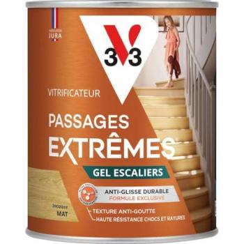 Vitrificateur Gel escaliers V33 Incolore Mat 0,75L