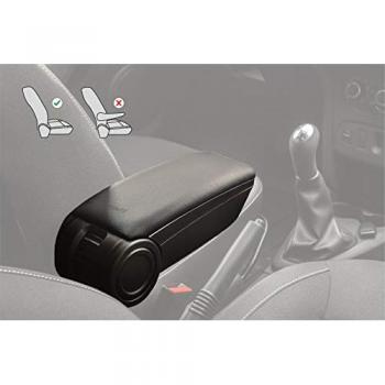 Rati Armster 3 Bracciolo Dacia Duster 2018 – Montaggio sedile, nero, pelle vegana