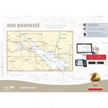 Sportbootkarten Satz 10: Bodensee
