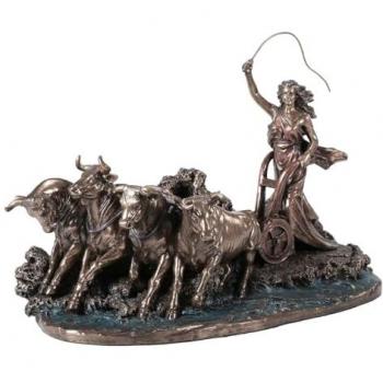 Scultura Dea Grigia della Semina in Bronzo