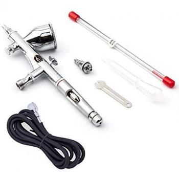 Aerographe professionnel FE-180K avec aiguille de 0,2 mm / 0,3 mm buse et tuyau