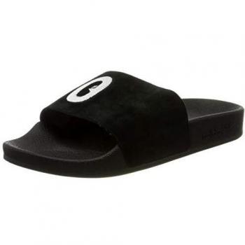 Adidas Adilette W, Chaussures de Plage & Piscine Femme, Noir, 39 EU