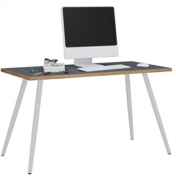 VCM Schreibtisch Computertisch Bürotisch Skandinavischer Retro Look Salia 138x50 cm