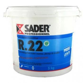 Colle Vinylique R22 Sader – Prise Lente, Pack 5 kg Bostik