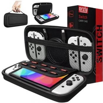 Orzly Carry Case Compatible with Nintendo Switch and New Switch OLED Console