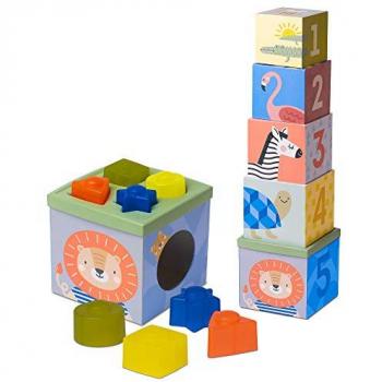 Educatief Afrikakubus Piramide‑Sorter
