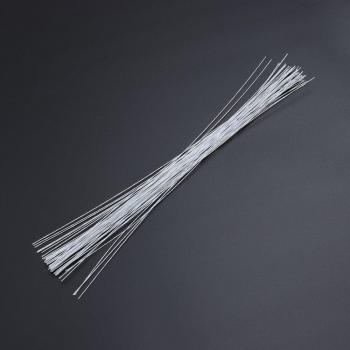 50pcs 40cm 24 Gauge White Floral Wire for Artificial Flowers
