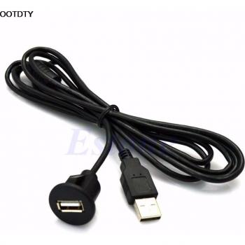 OOTDTY Auto Montage USB Verlängerungsadapter M/F