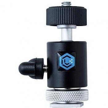 Lume Cube Zubehörschuh Halterung für Kamera schwarz/Silber