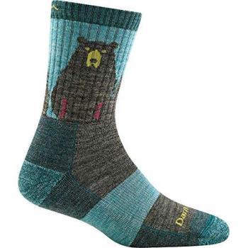 Wool‑Blend/ Nylon Aqua Micro Crew Hiking Sock – Medium