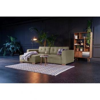 Ecksofa HEAVEN CHIC S in light olive von TOM TAILOR HOME