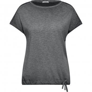 Cecil T-Shirt, mit Knotendetail schwarz