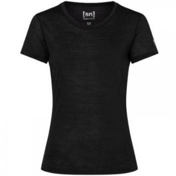 Sierra140 Jet Black Short Sleeve Tee for Women XS