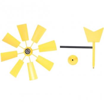 Iron Rotating Windmill Decoration