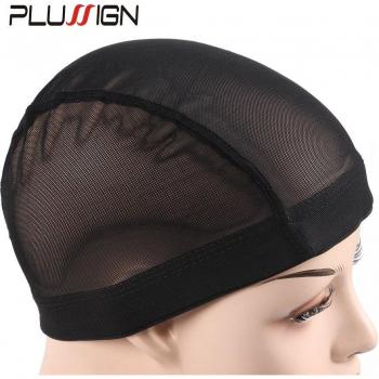 Plussign 5Pcs Black Dome Wig Cap