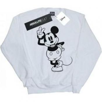 Sweat‑shirt Mickey Peace & Love XXL Blanc