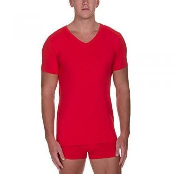 Bruno Banani Kurzarm V-Shirt Check Line
