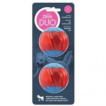 Zeus Duo Ball Gioco per Cani 2 Pezzi