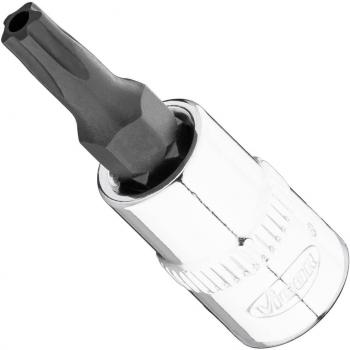 Vigor 7037 Innen-Fünfstern Schraubendrehereinsatz für Steckschlüssel 1/4 (6,3 mm)