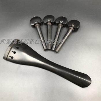 Hochwertiger Ebenholz Cello Saitenhalter 4/4