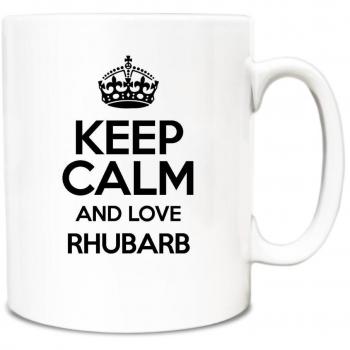 Tazza Nero Citazione Keep Calm e Ribes