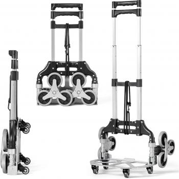 Carrello Pieghevole per Gradini con Fune Elastico
