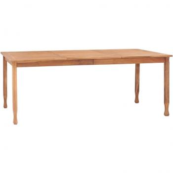 Tavolo da Giardino in Teak Massello 200x100x75 cm
